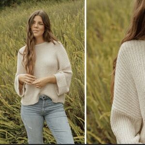 Neuflora Brunswick sweater in cream